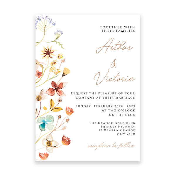 Muskat Wedding invitations