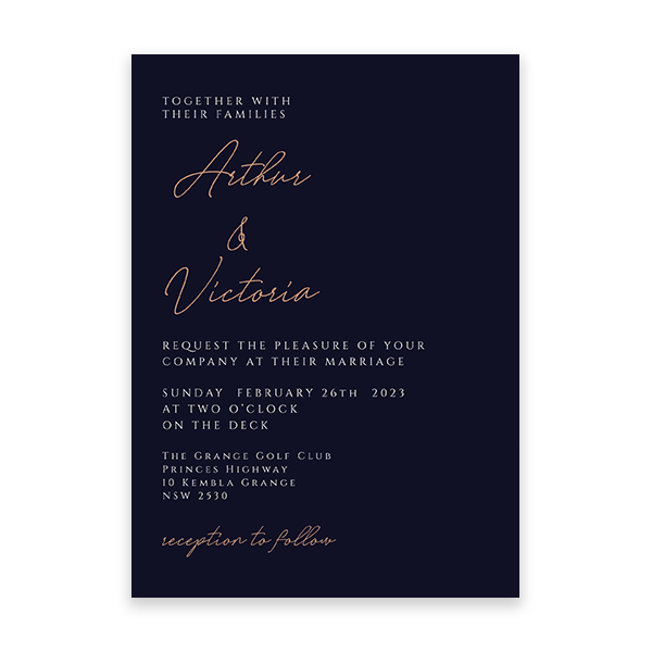 Deep Sea Wedding invitations