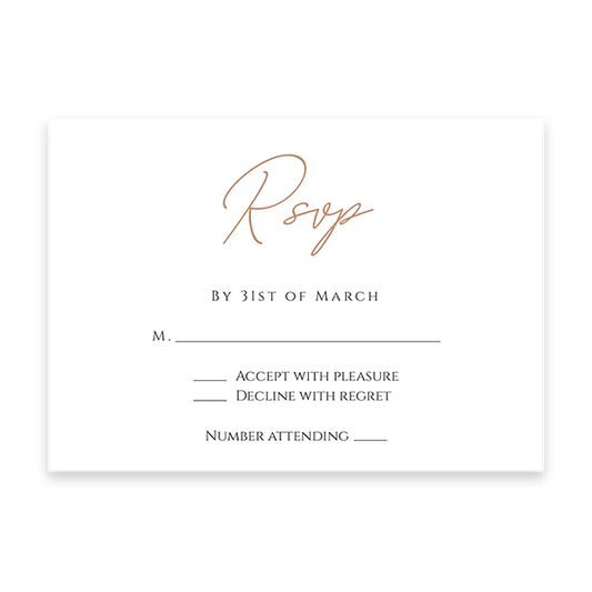 Simplicity RSVP cards