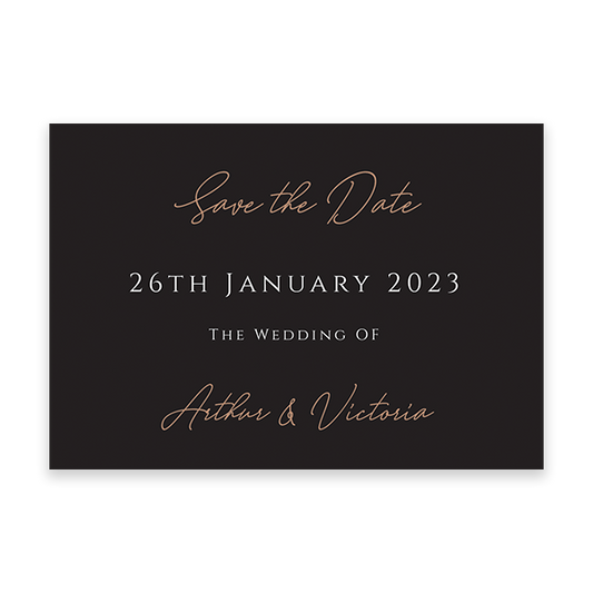 Onyx Save the Date cards