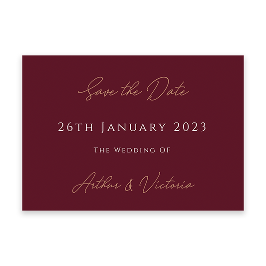 Vino Save the Date cards