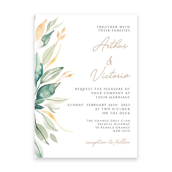 Sandy Wedding invitations