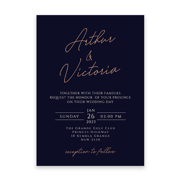 Deep Sea Wedding invitations