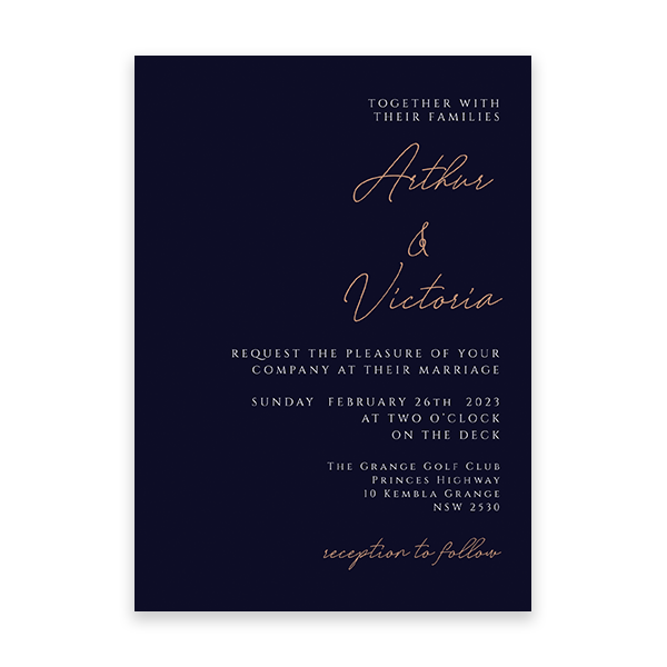 Deep Sea Wedding invitations