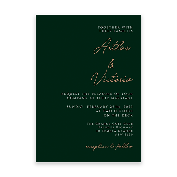 Forest Wedding invitations